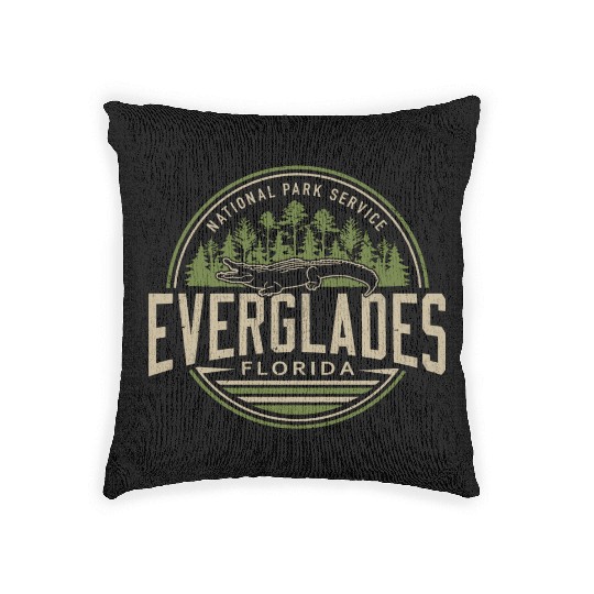 Everglades National Park Florida Woven Pillows