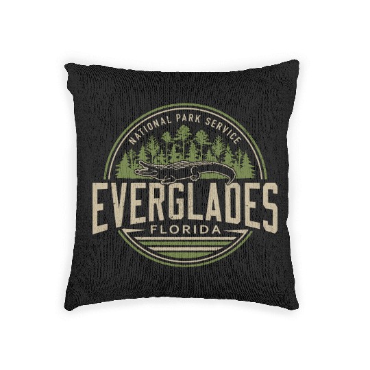 Everglades National Park Florida Woven Pillows
