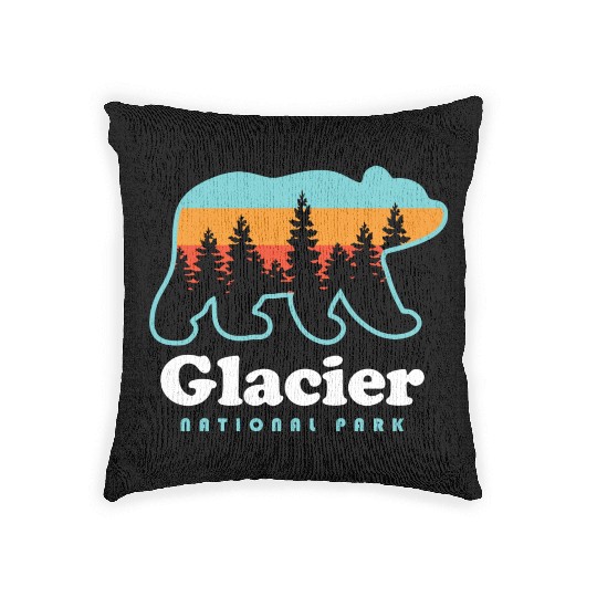 Glacier National Park Woven Pillows