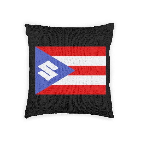 Suzuki Puerto Rico Flag Woven Pillows