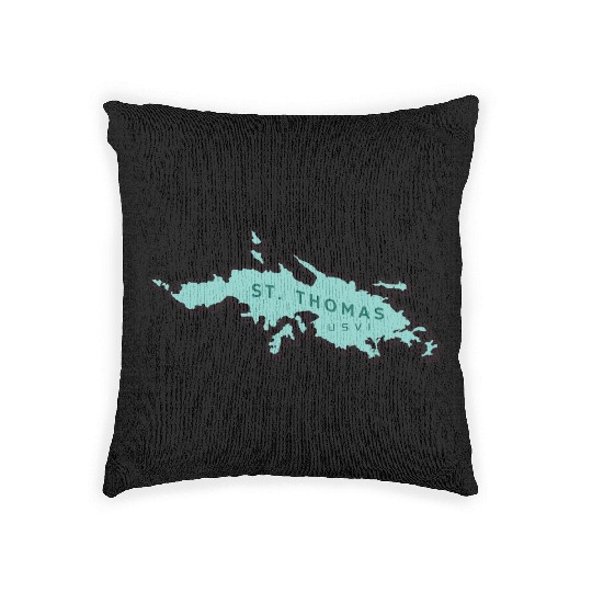 st thomas usvi Woven Pillows