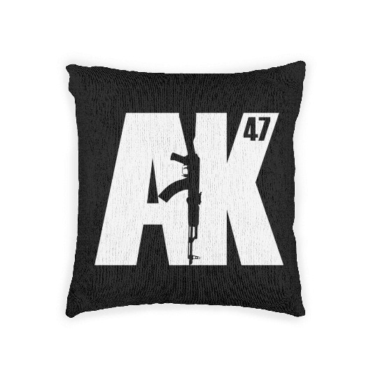 Ak-47 Soviet Kalashnikov Pro Second Amendment Woven Pillows