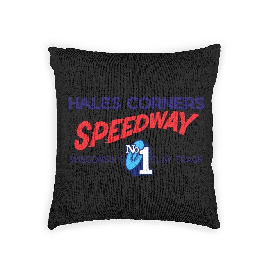 Hales Corners Speedway Woven Pillows
