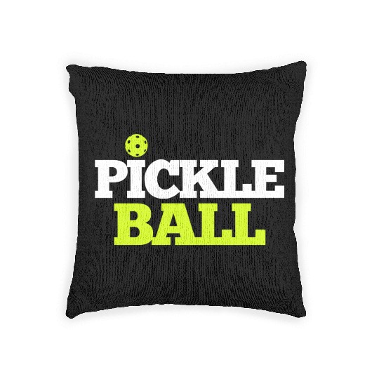 Pickleball Awesome Pickleball Players Woven Pillows