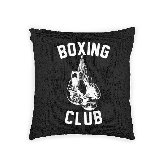 boxing club w Woven Pillows
