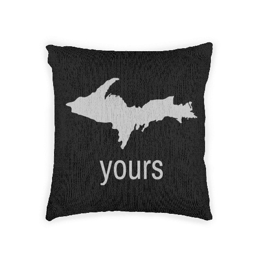 Michigan Upper Peninsula Woven Pillows