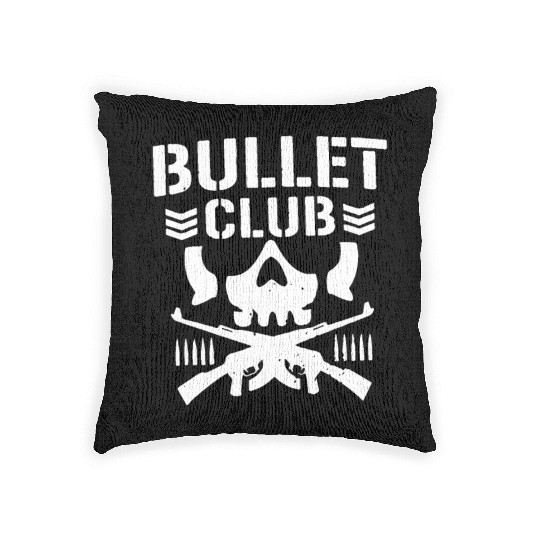 bullet club Woven Pillows