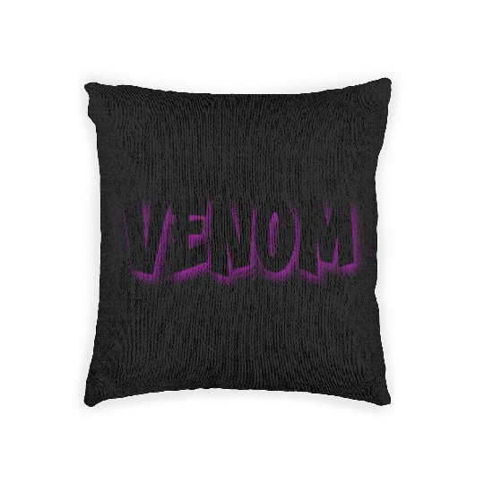 Venom | Neon Hot Pink Shadow Woven Pillows