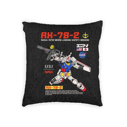 Rx-78-2 Gundam Woven Pillows