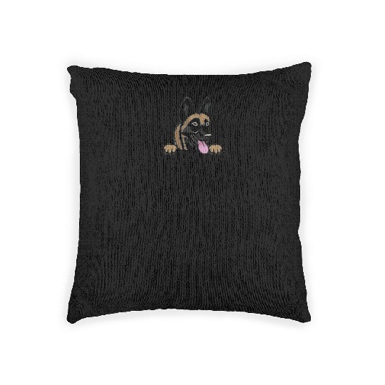Belgian Malinois Mama Gift Woven Pillows