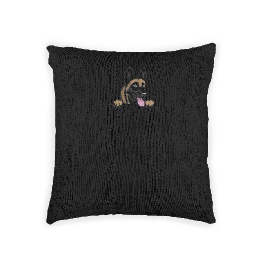 Belgian Malinois Mama Gift Woven Pillows