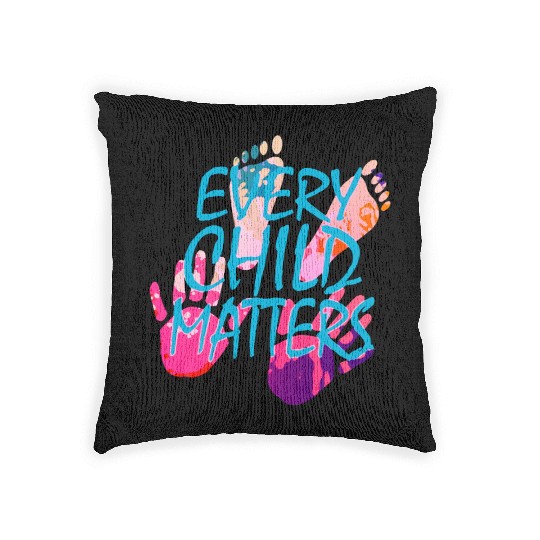 Every Child Matters Colored Woven Pillows