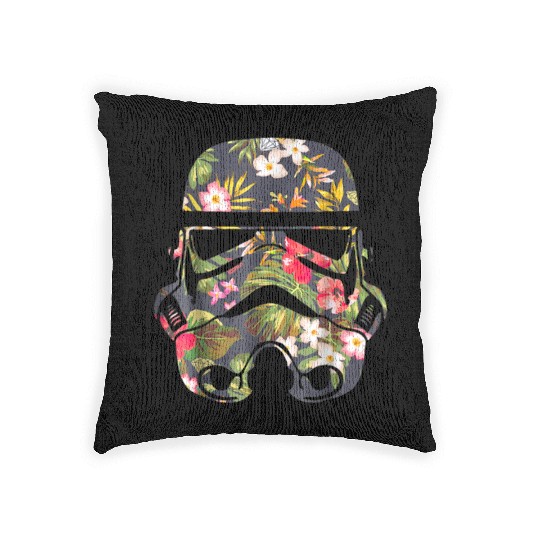 Star Wars Tropical Stormtrooper Floral Woven Pillows