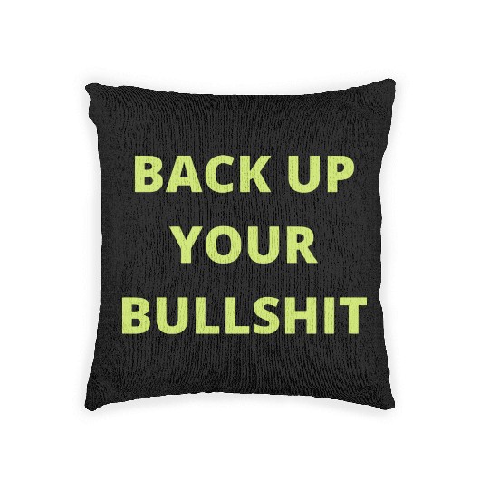 eddie hall back up your bull Woven Pillows