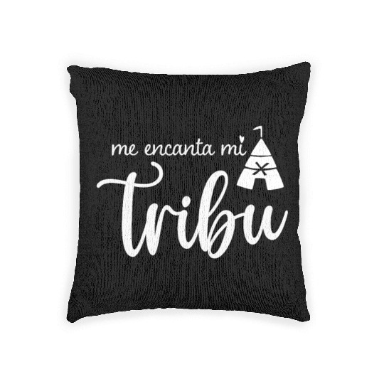 Spanish Family Reunion Me Encanta Mi Tribu - I Woven Pillows
