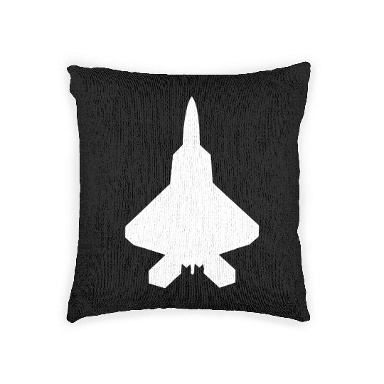 F 22 Raptor Fighter Jet Woven Pillows