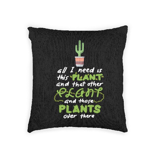 Gardening Plants Gardener Plantation Nature Gift Woven Pillows