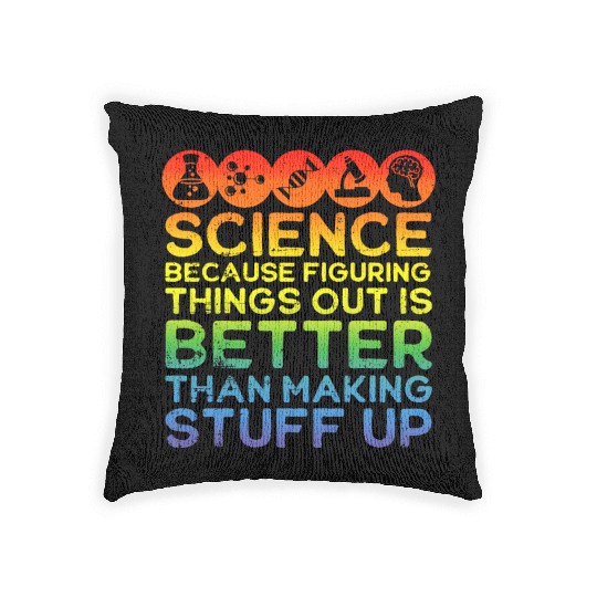 Science Woven Pillows Science Woven Pillows Science Is Real Scienc