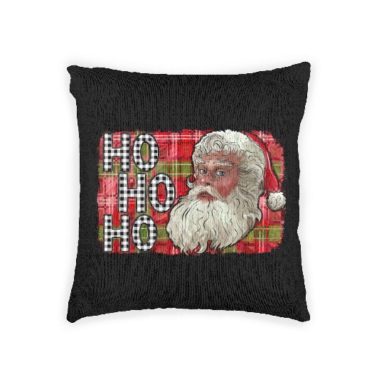 Ho Ho Ho Santa Woven Pillows