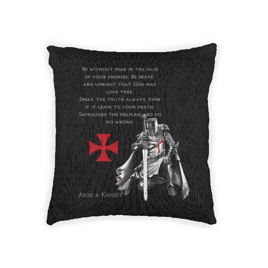 Knights Templar Glory Of God Gifts Woven Pillows