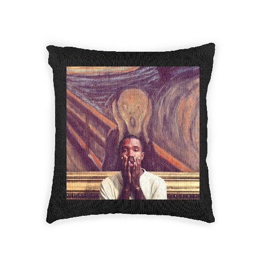 Frank Ocean Purple Blond Woven Pillows