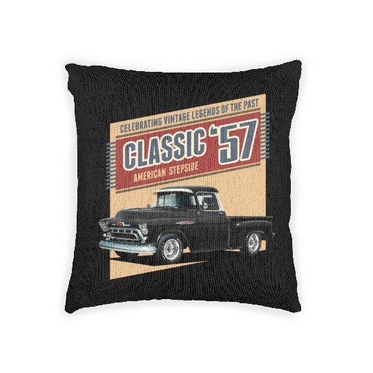 Classic 1957 Step Side Woven Pillows