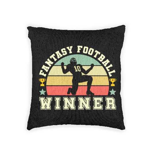 American Football Fantasy Football Woven Pillows