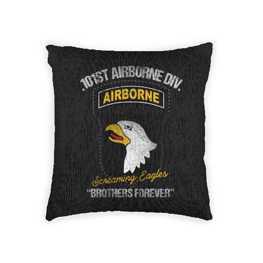 101st Airborne Division US Army Veteran Woven Pillows