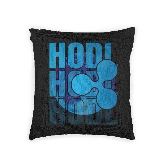 HODL, Ripple, XRP, To the moon, Cryptocurrency Woven Pillows