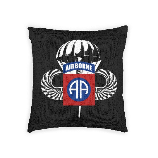 Airborne Paratrooper Wings US Army Military Woven Pillows