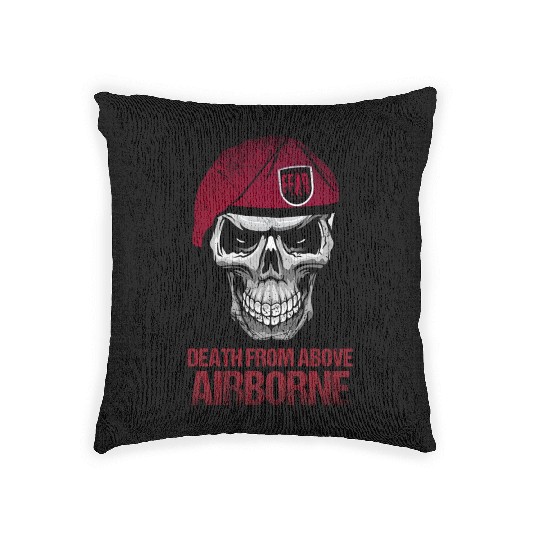 Airborne Paratrooper Wings US Army Military Woven Pillows