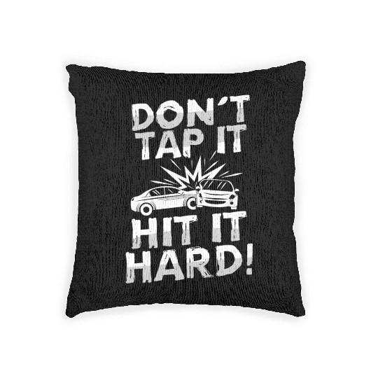 Demo Derby Demolition Derby Demolition Derby Lover Woven Pillows