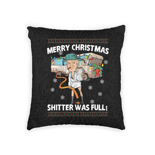 Donald Trump Cousin Eddie Christmas Woven Pillows Shitte