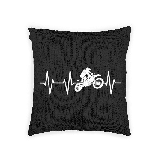 Dirt Bike Pulse Woven Pillows