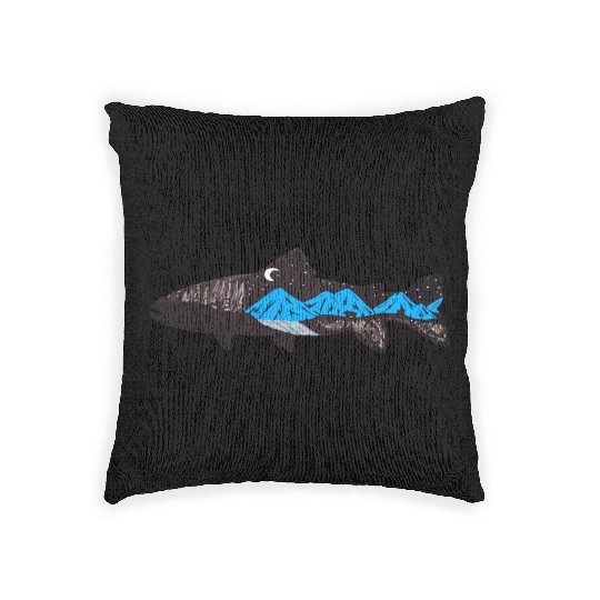 Mountain Trout Woven Pillows