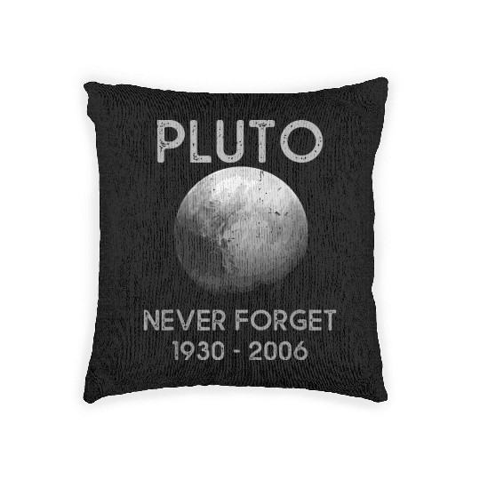 Pluto Never Forget Woven Pillows