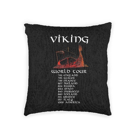 Viking World Tour Valiant Viking Warriors Woven Pillows