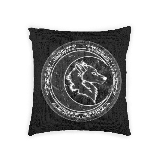 Wolf Moon Woven Pillows