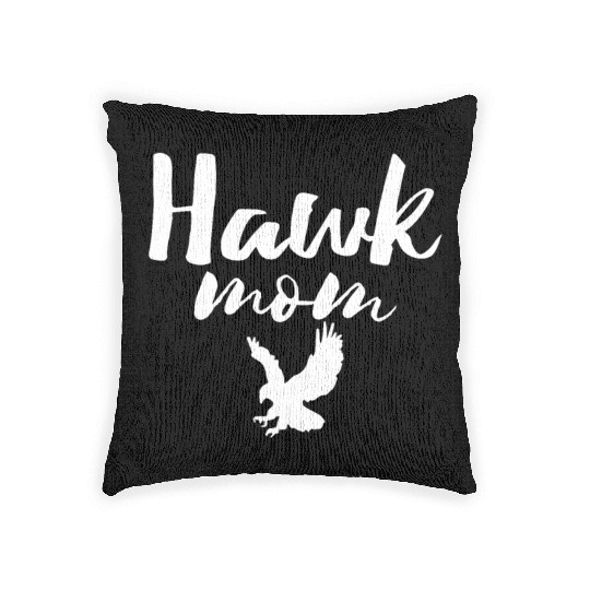 Hawk Mom Woven Pillows