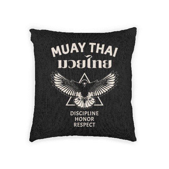 Muay Thai eagle Woven Pillows