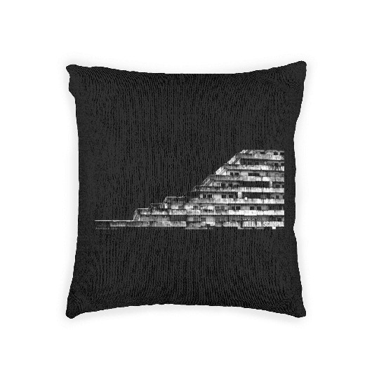 La Vele Di Scampia Napoli - Naples Italy Woven Pillows