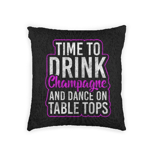 Alcohol Partying Vodka Woven Pillows