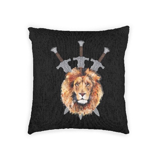 lion king Woven Pillows