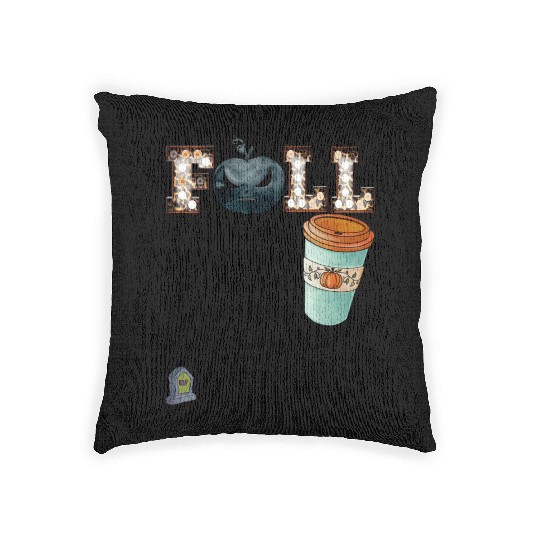 Fall Is All About Drinking Pumpkin Spice Watching Woven Pillows