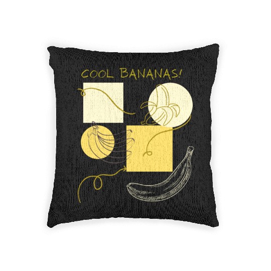 Cool Banana Woven Pillows