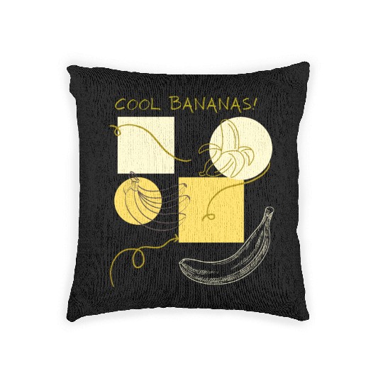 Cool Banana Woven Pillows