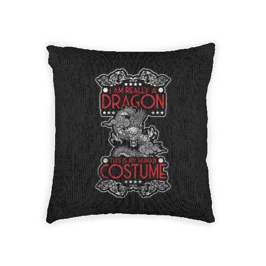 Dragon Dragon Scales Monster Chinese Dragon Woven Pillows