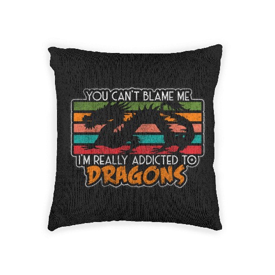 Dragon Imagination Monster Ice Dragon Woven Pillows