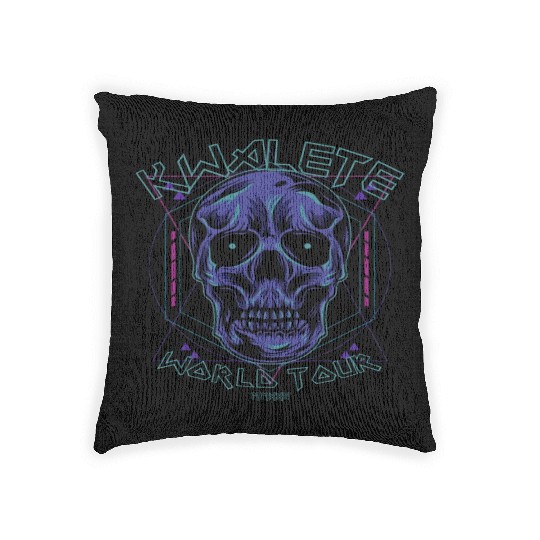 Kwalete World Tour Diamond Skull Woven Pillows