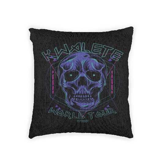Kwalete World Tour Diamond Skull Woven Pillows